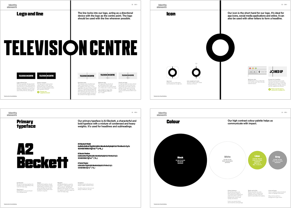 Branding Design for BBC Television Centre Site 1