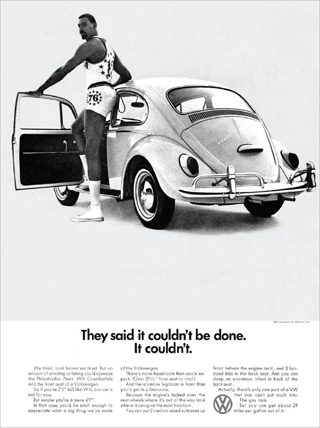 Iconic Vw Advertising By Doyle Dane Bernbach Advertising Agency